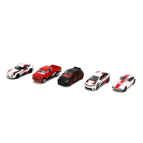 Majorette Toyota Racing 1:64 Scale Die-Cast Metal Vehicle 5-Pack - for just $14.99! 