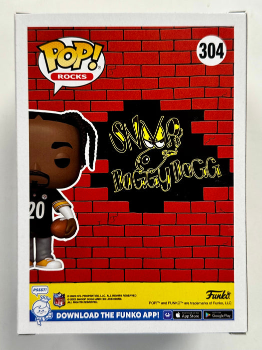 Funko Pop! Rocks Snoop Dogg (Steelers Black) #304 Dogg House 2022 LE 15000 Exclusive - for just $50! 