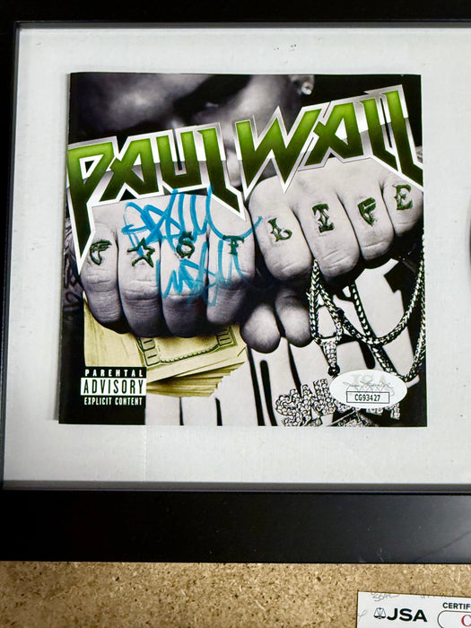 Rapper Paul Wall Signed “Fast Life” (2009) Framed CD With JSA COA - for just $150! 