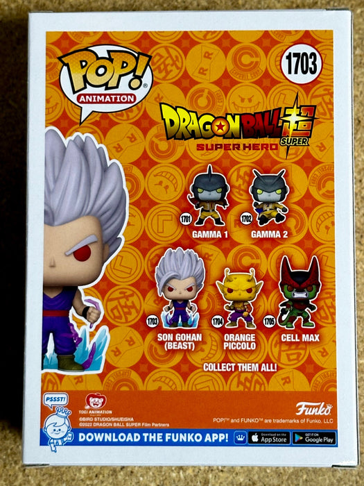 Funko Pop! Animation Son Gohan (Beast) #1703 Dragon Ball Super Hero 2024 - for just $13! 