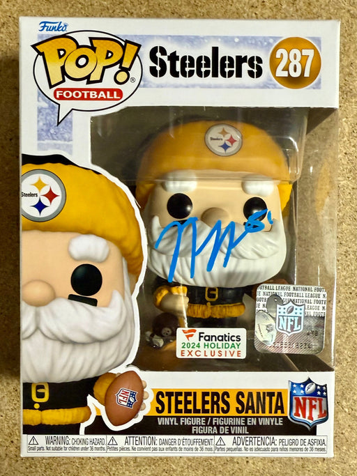 Nick Herbig Signed NFL Pittsburgh Steelers Santa Funko Pop! #287 With JSA COA - for just $110! 