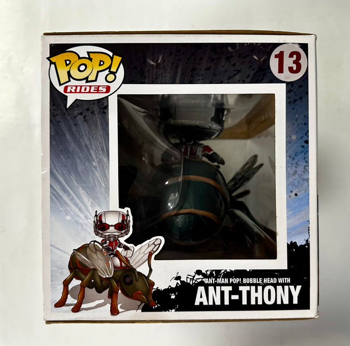 Funko Pop! Marvel Ant-Man With Ant-Thony #13 2015 Vaulted Scott Lang (Box Dmg) - for just $20! 