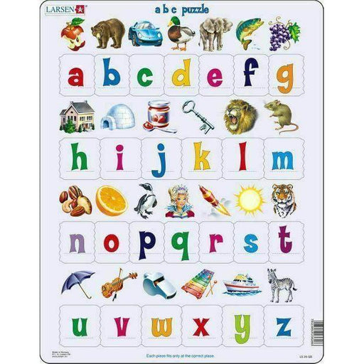 ABC Alphabet 26 Piece Tray Jigsaw Puzzle Larsen - for just $11.99! 