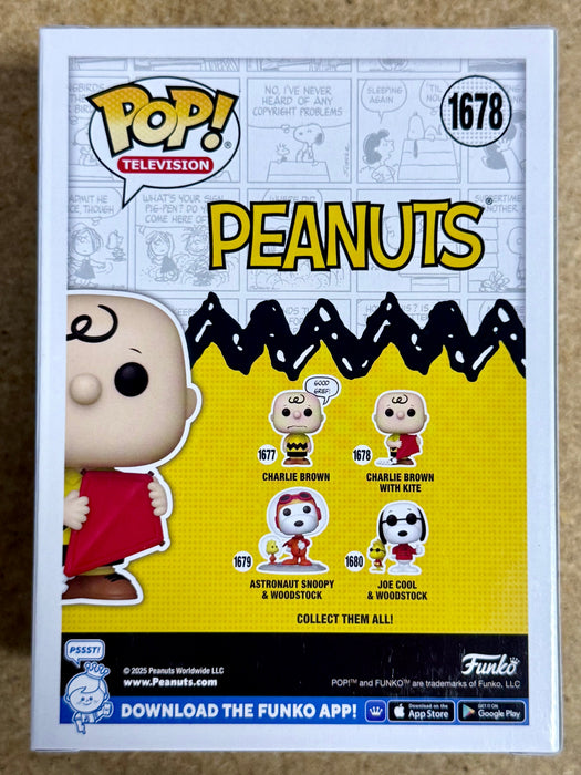 Funko Pop! Television Charlie Brown With Kite #1678 Peanuts 2024 - for just $13! 