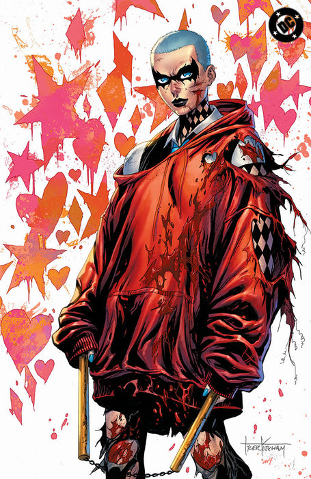ABSOLUTE BATMAN #23 TYLER KIRKHAM HARLEY QUINN BATTLE DAMAGED EXCLUSIVE VIRGIN VAR (08/12/2026) - for just $40! 