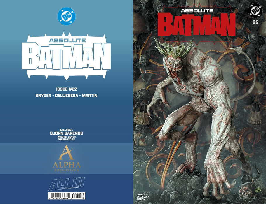 ABSOLUTE BATMAN #22 BJORN BARENDS EXCLUSIVE VAR (07/08/2026) - for just $15! 