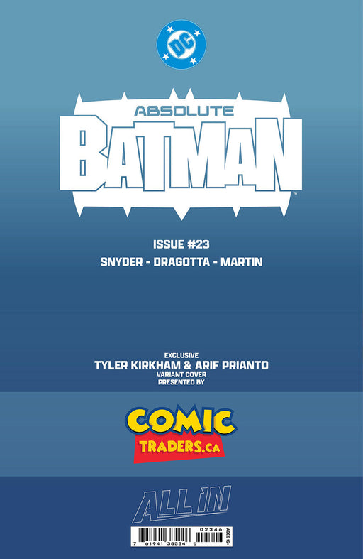[FOIL] ABSOLUTE BATMAN #23 TYLER KIRKHAM CLAYFACE BATTLE DAMAGED EXCLUSIVE VIRGIN VAR (08/12/2026) - for just $50! 
