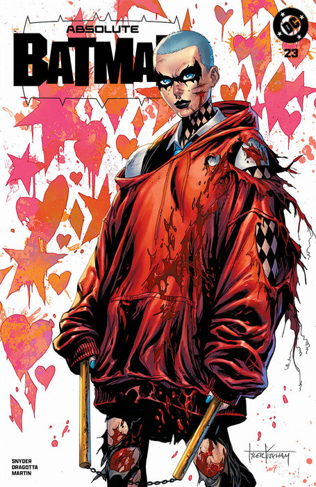 ABSOLUTE BATMAN #23 TYLER KIRKHAM HARLEY QUINN BATTLE DAMAGED EXCLUSIVE VAR (08/12/2026) - for just $25! 
