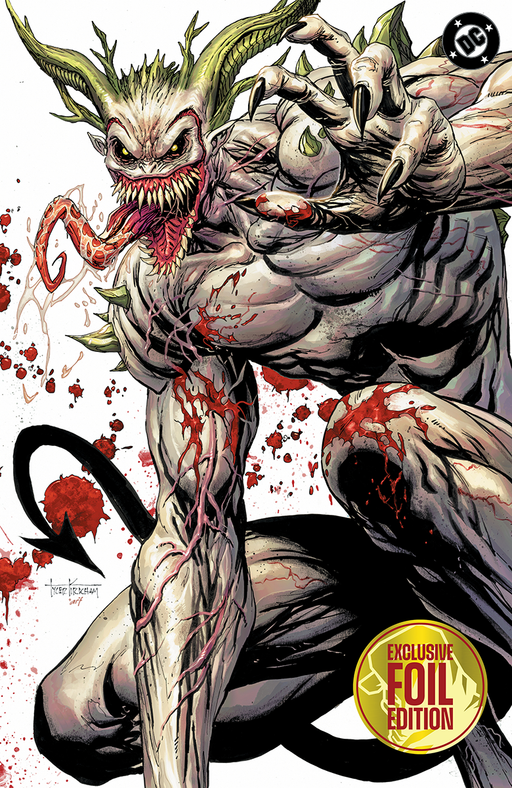 [FOIL] ABSOLUTE BATMAN #22 TYLER KIRKHAM EXCLUSIVE JOKER BATTLE DAMAGED (07/08/2026) - for just $50! 