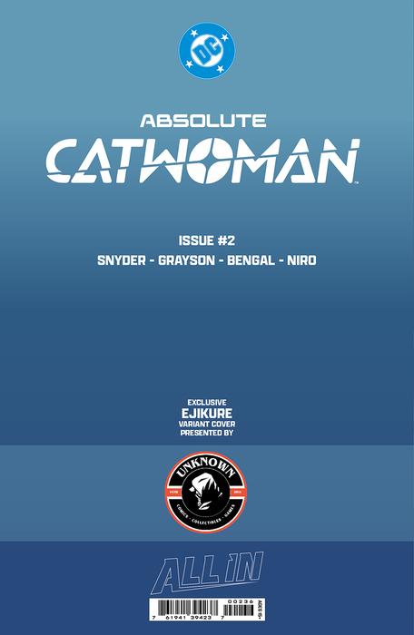 ABSOLUTE CATWOMAN #2 EJIKURE EXCLUSIVE VAR (07/08/2026)