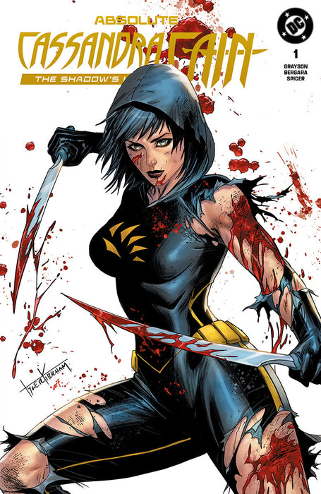 ABSOLUTE CASSANDRA CAIN THE SHADOW'S HAND #1 (ONE SHOT) TYLER KIRKHAM BATTLE DAMAGED EXCLUSIVE VAR (09/09/2026) (09/16/2026) - for just $25! 
