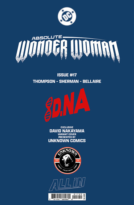 ABSOLUTE WONDER WOMAN #17 DAVID NAKAYAMA Megacon 2026 EXCLUSIVE VIRGIN VAR (02/25/2026) - for just $40! 