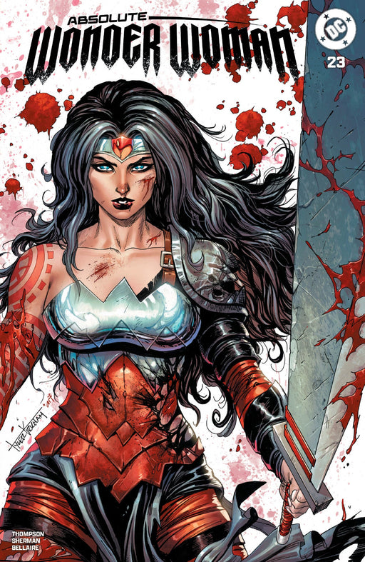 ABSOLUTE WONDER WOMAN #23 TYLER KIRKHAM BATTLE DAMAGED EXCLUSIVE VAR (08/26/2026) - for just $25! 