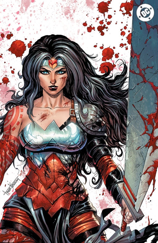[FOIL] ABSOLUTE WONDER WOMAN #23 TYLER KIRKHAM BATTLE DAMAGED EXCLUSIVE VIRGIN VAR (08/26/2026) - for just $50! 