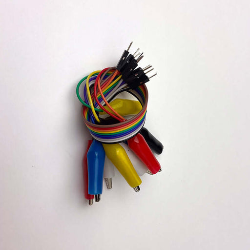 Alligator Clips to Dupont Male Pins - for just $3.95! 