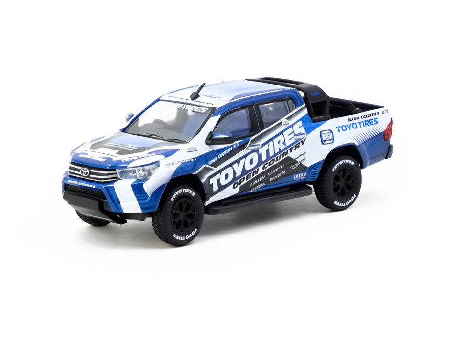 Tarmac Works 1:64 Toyota Hilux Blue/White - for just $22.99! 