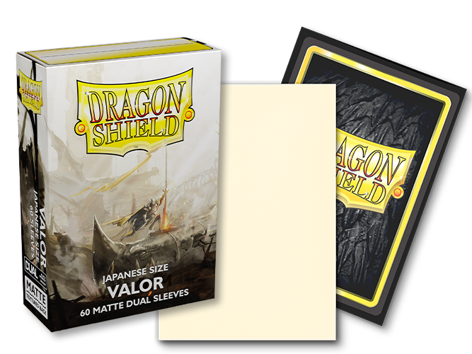 Dragon Shield Dual Matte Sleeves Valor Japanese Size 60-Count - for just $5.95! 