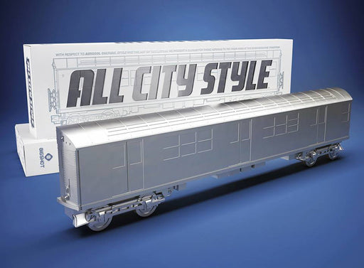 All City Style Silver Train - Single 20" half car model - for just $27! 