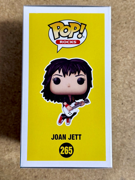 Joan Jett Signed & Joan Jett The Blackhearts Vaulted Funko Pop #265 With JSA COA - for just $400! 