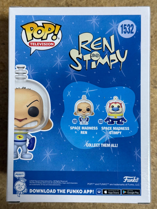 Funko Pop! Television Space Madness Ren #1532 Ren And Stimpy 2024 - for just $12! 