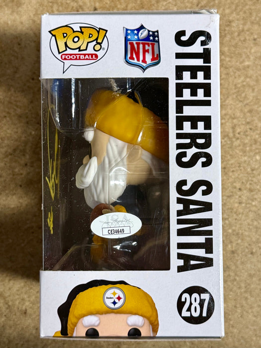 Mason Rudolph Signed NFL Pittsburgh Steelers Santa Funko Pop! #287 With JSA COA - for just $100! 