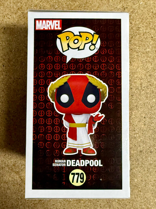 TJ Miller “Weasel” Signed Roman Senator Deadpool Funko Pop #779 With JSA COA - for just $85! 