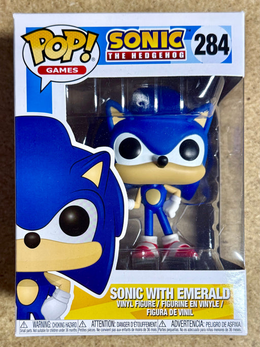 Funko Pop! Games Sonic the Hedgehog with Chaos Emerald #284 Sega - for just $15! 
