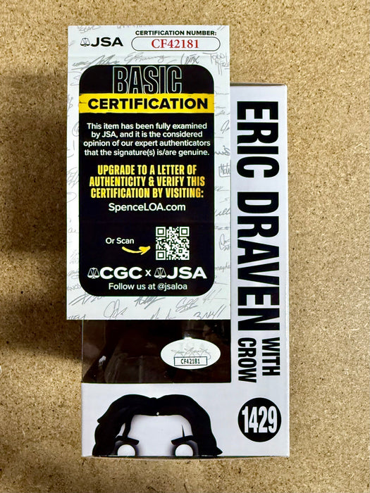 Mark Dascosas Signed Eric Draven Funko Pop! #1429 The Crow With JSA COA - for just $120! 