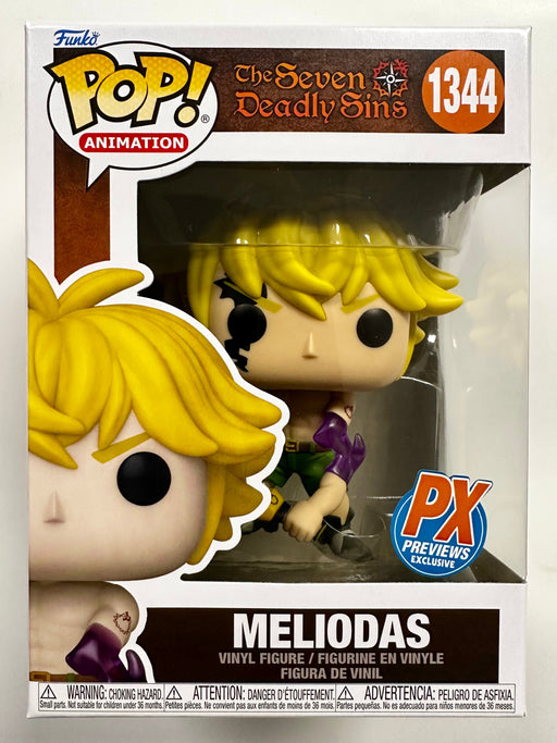 Funko Pop! Animation Meliodas (Demon Mode) #1344 Seven Deadly Sins 2023 PX Preview Exclusive - for just $20! 