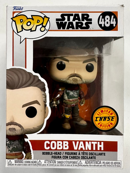 Funko Pop! Star Wars Cobb Vanth Unmasked Chase #484 The Mandalorian 2021 (Box Dmg) - for just $10! 