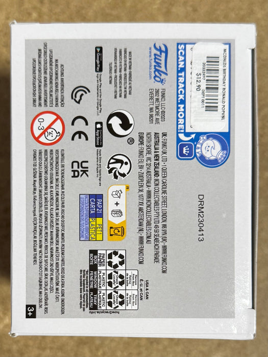 Squire Fridell Signed Birthday Ronald McDonald The Clown Funko Pop! #180 With JSA COA - for just $75! 