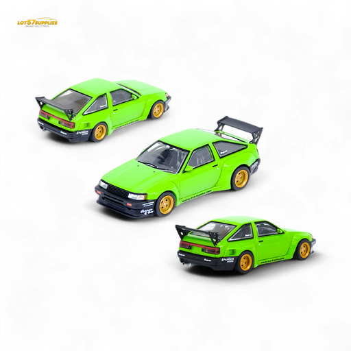 Inno64 TOYOTA AE86 Levin "PANDEM ROCKET BUNNY" Green 1:64 - for just $29.99! 