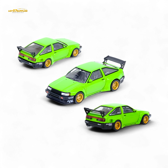 Inno64 TOYOTA AE86 Levin "PANDEM ROCKET BUNNY" Green 1:64 - for just $29.99! 