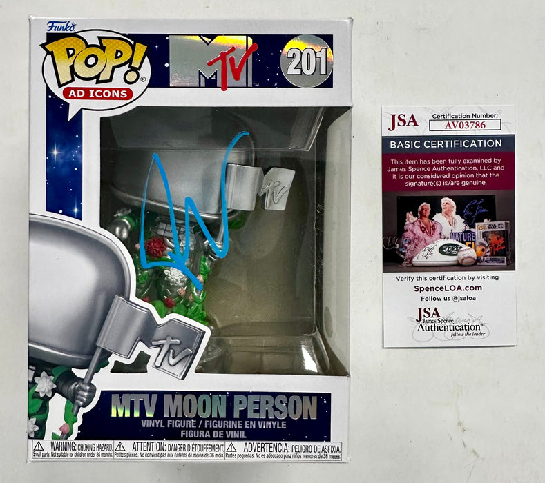 Pat Monahan (Train) Signed MTV Moon Person Funko Pop #201 With JSA COA - for just $130! 