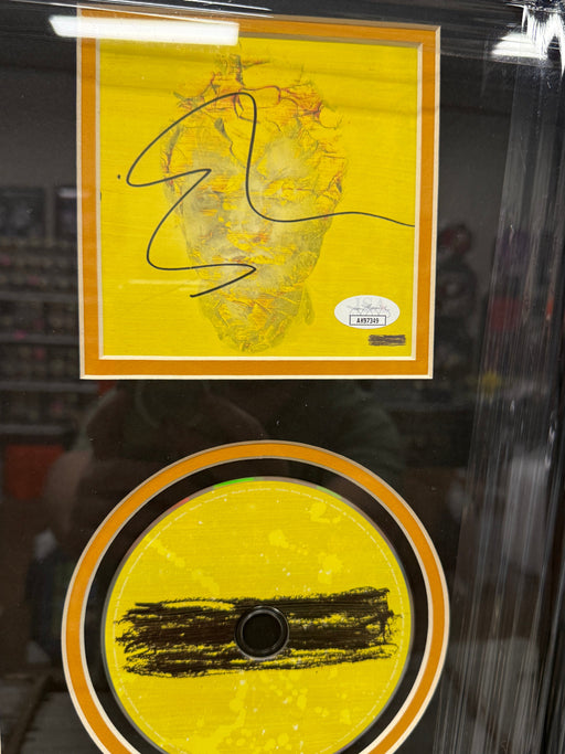 Ed Sheeran Signed Album “Subtract” Custom Framed CD Booklet With JSA COA - for just $275! 