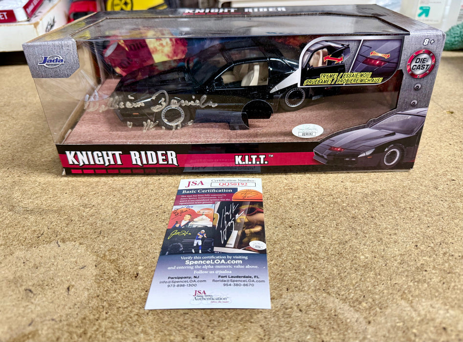 William Daniels Signed Knight Rider KITT 1:24 Car Box With JSA COA - for just $150! 