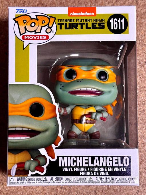 Funko Pop! Movies Michelangelo (Sausage Nunchucks) #1611 TMNT Ternage Mutant Ninja Turtles (1990) - for just $13! 