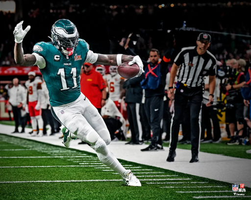 AJ Brown Super Bowl LIX Action Philadelphia Eagles 8" x 10" Football Photo - for just $4.99! 