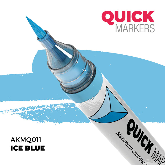 AK Interactive Markers: Quick Markers - Ice Blue - for just $4.99! 