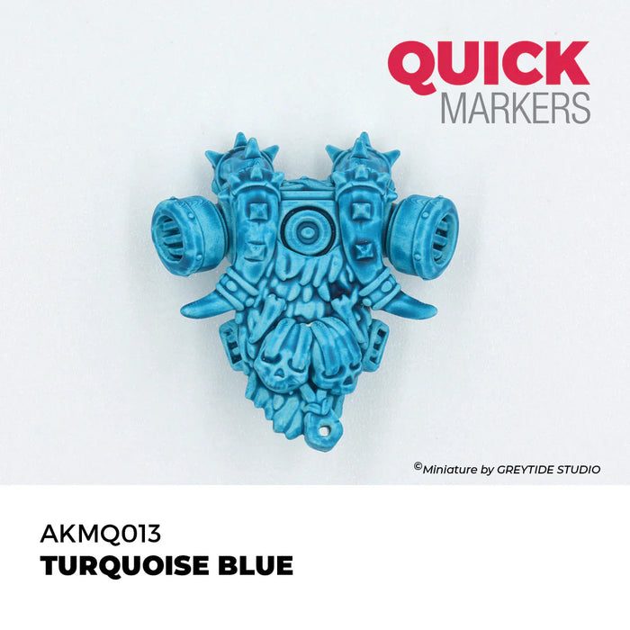AK Interactive Markers: Quick Markers - Turquoise Blue - for just $4.99! 