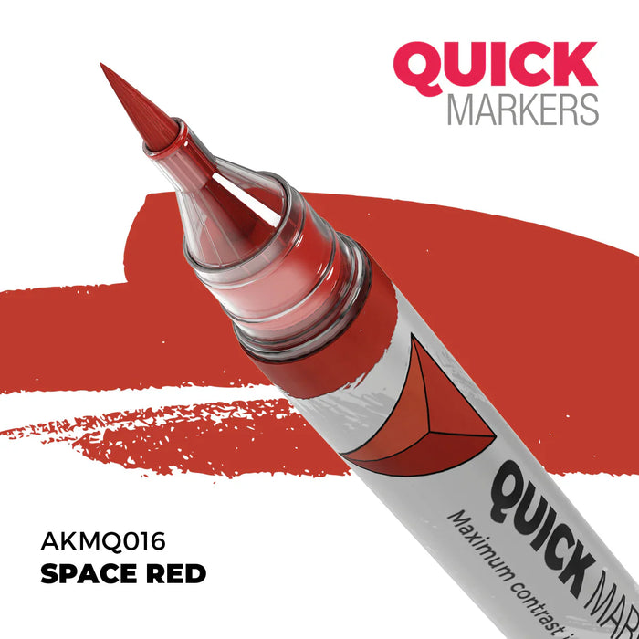 AK Interactive Markers: Quick Markers - Space Red - for just $4.99! 