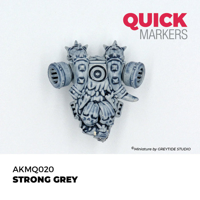 AK Interactive Markers: Quick Markers - Strong Grey - for just $4.99! 