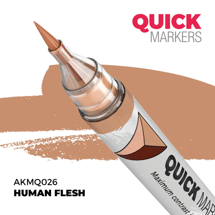 AK Interactive Markers: Quick Markers - Human Flesh - for just $4.99! 