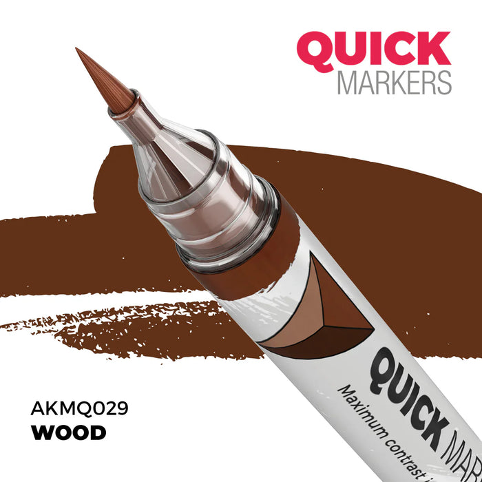 AK Interactive Markers: Quick Markers - Wood - for just $4.99! 