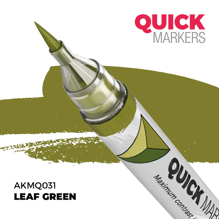 AK Interactive Markers: Quick Markers - Leaf Green - for just $4.99! 