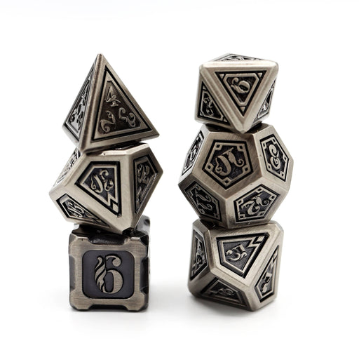 Alchemist Metals: Iron - Metal RPG Dice Set - for just $43.99! 