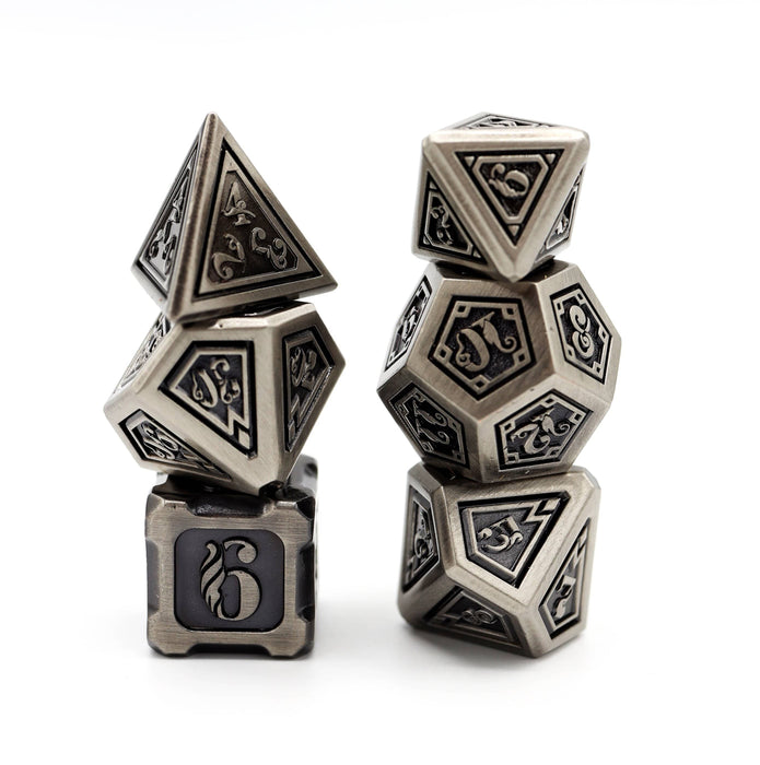 Alchemist Metals: Iron - Metal RPG Dice Set - for just $43.99! 