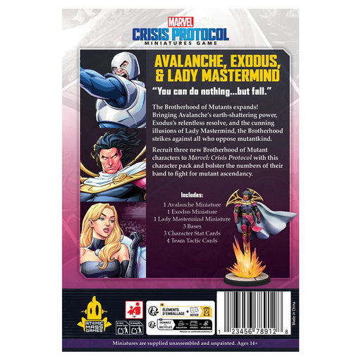 Marvel Crisis Protocol: Avalanche, Exodus & Lady Mastermind - for just $54.99! 