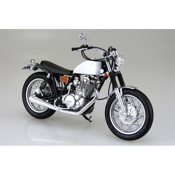 Aoshima: 1/12 Yamaha SR400S With Custom Parts Scale Model Kit #11 - for just $28.99! 