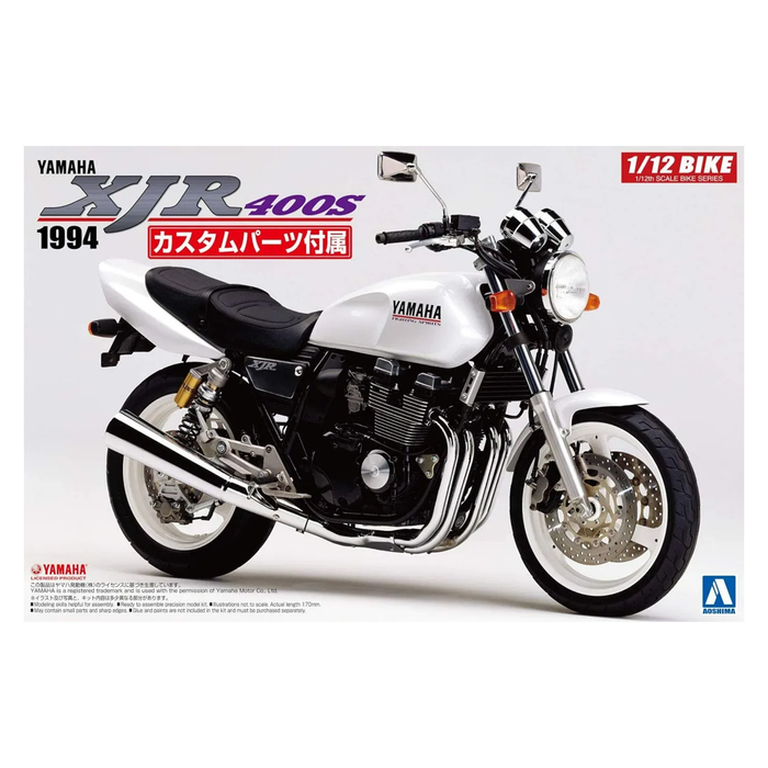 Aoshima: 1/12 Yamaha XJR400S with Custom Part Scale Model Kit #54 - for just $28.99! 